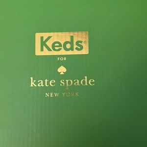 Keds Kate spade glitter white shoes